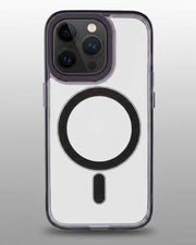 Matte Frosted Crush M MagSafe case for iPhone 15 Pro Max, featuring durable protective design and sleek aesthetic.