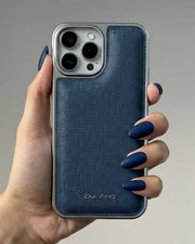 TecHub Dulero Pump luxury electroplated iPhone 13 Pro Max case with shiny, metallic finish and protective design.