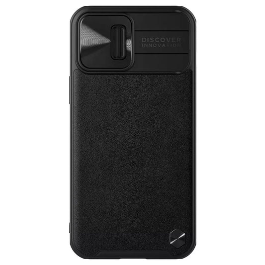 Nillkin CamShield Leather Case for iPhone 13 Pro Max - Black