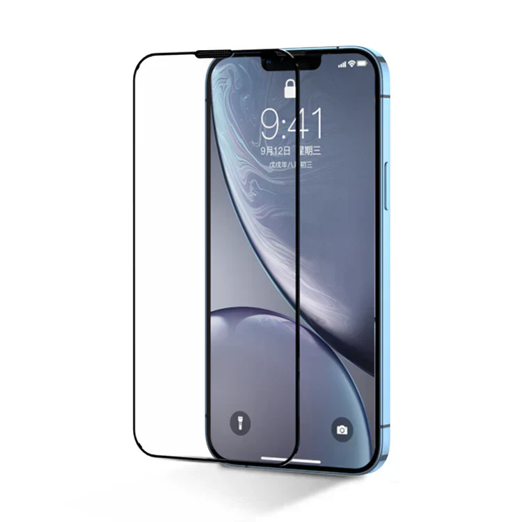 Joyroom Tempered Glass Screen Protector (2.5D Full Screen with Black Edge) for iPhone 15 Pro Max - Clear - Clear / iPhone 15 Pro Max