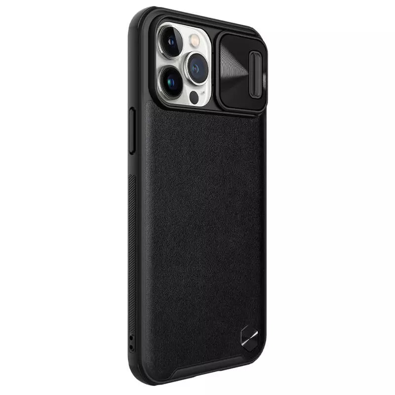 Nillkin CamShield Leather Case for iPhone 13 Pro Max - Black