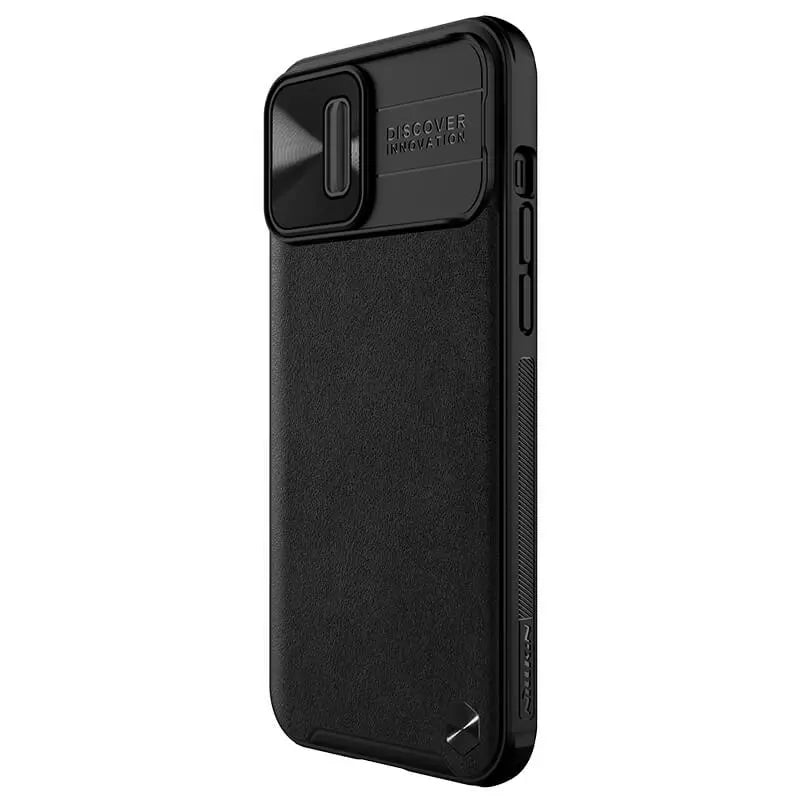 Nillkin CamShield Leather Case for iPhone 13 Pro Max - Black