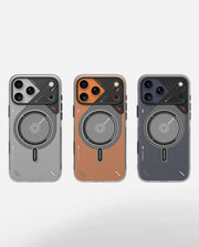 AULUMU A17 Frosted iPhone 17 Pro MagSafe case with subtle glow-in-the-dark feature, showcasing a sleek, protective design by TecHub.