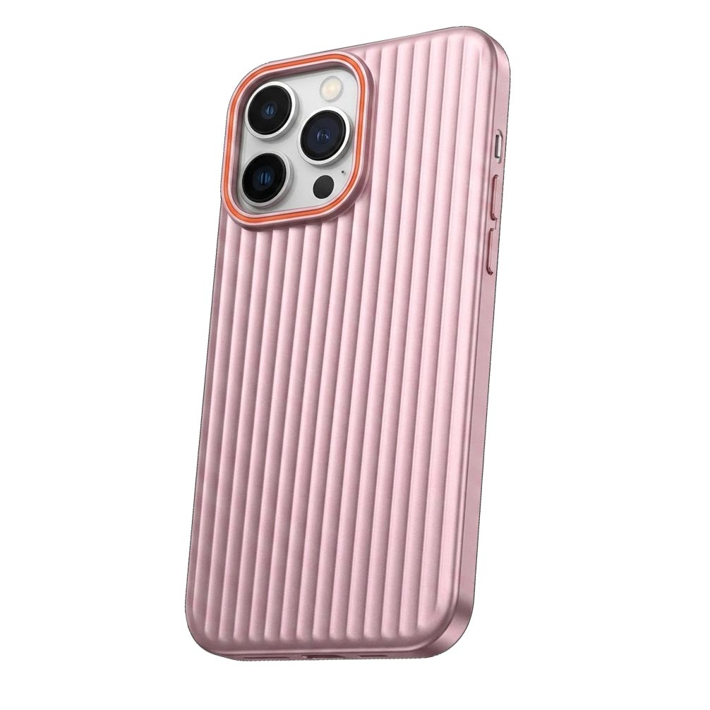 TecHub Metal Paint Matte Anti-fall iPhone 15 Pro Max Rose case showing sleek, durable protective cover with a matte finish.