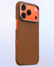 TecHub Lanex Luxury MagSafe iPhone 17 Pro Max case with ultra-slim diamond cut carbon fiber design, showcasing sleek and protective style.