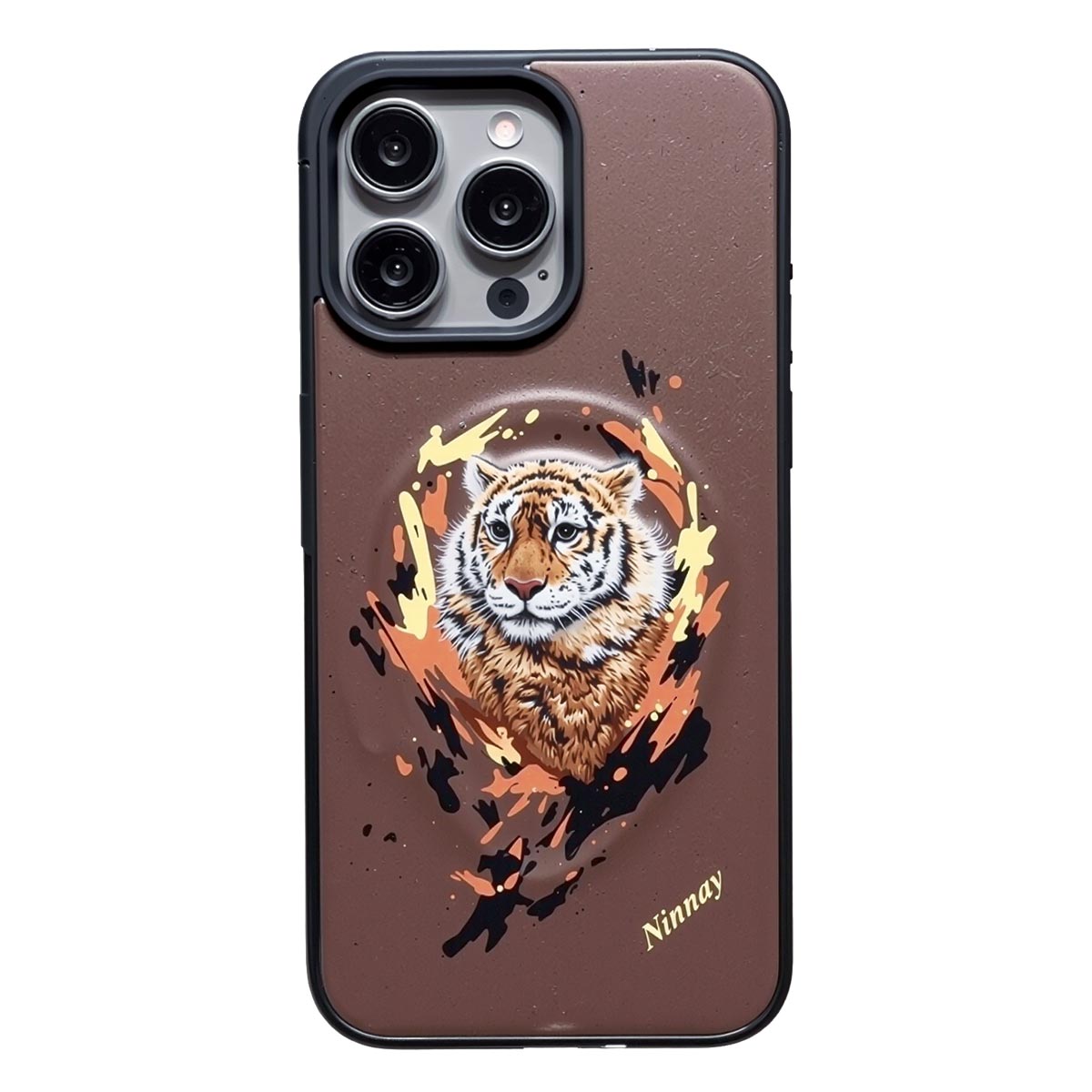 TecHub Polo MagSafe leather case for iPhone 14 Pro Max with sleek protective design and precise cutouts.