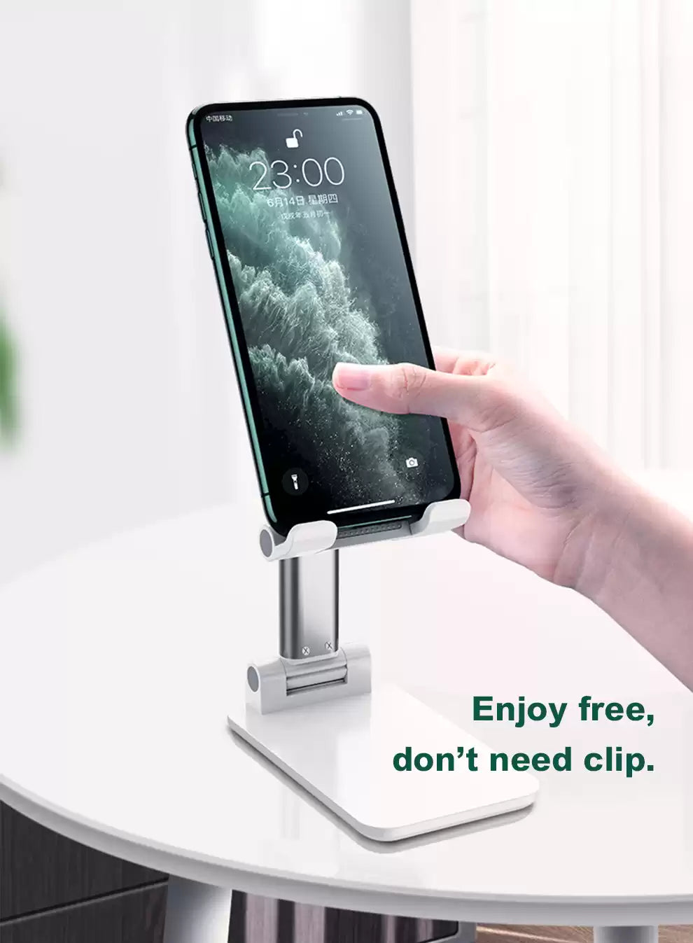 Devia Foldable Desktop Tablet Phone Stand - White - TecHub