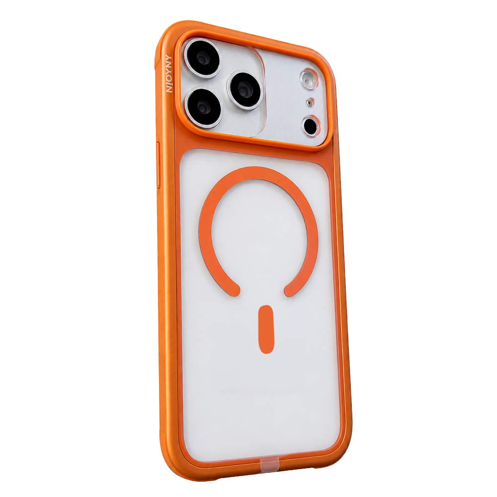NJOYNY Steel Armor MagSafe Case 10ft Drop Protection for iPhone 17 Pro Max