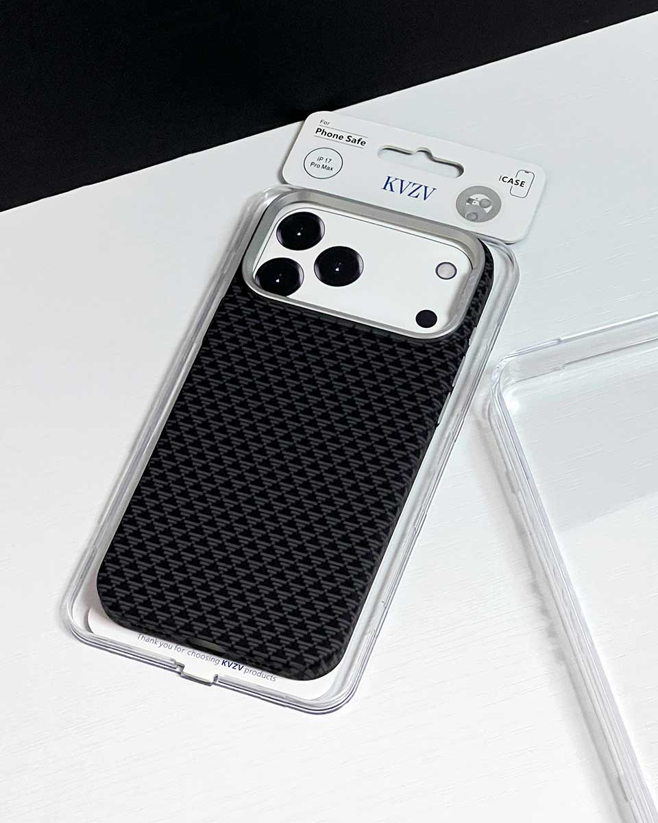 KVZV Triangle Pattern Series MagSafe Case for iPhone 17 Pro Max