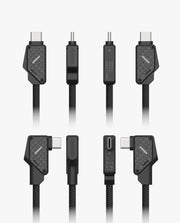 TecHub M07 Light Carbon USB-C cable, 1.2 meters, high-speed charging and data transfer, sleek light carbon design.