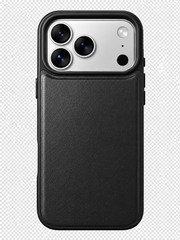 TecHub HDCI Premium Back Leather iPhone 17/18 Pro Max Wallet Case with magnetic cardholder and durable leather finish.