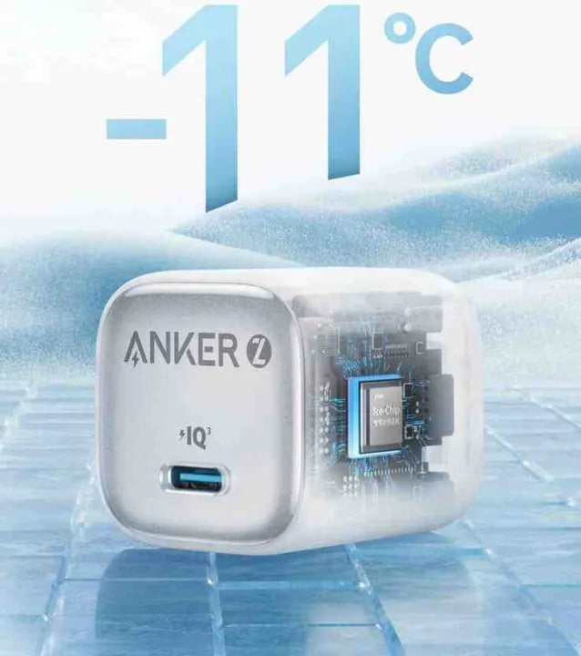 Anker Zolo 30W Compact GaN Adapter with PowerIQ 3.0 USB-C Fast Charger - TecHub