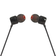سماعات أذن JBL T110 سلكية داخل الأذن - أسود - TecHub