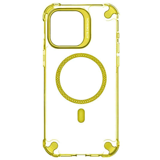 ATB Design MagSafe and lens stand anti-shock case for iPhone 14 Pro Max showing the protective black case with built-in stand feature.