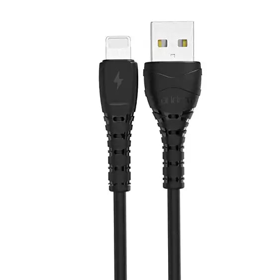 Earldom EC-132I Lightning Fast Charger Data Cable - Black - TecHub