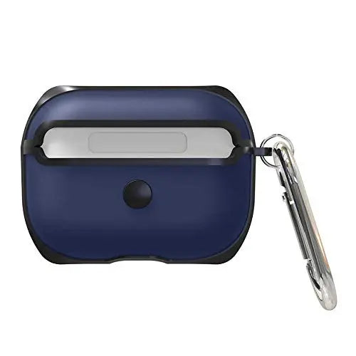 Wiwu APC002 Shockproof Case with Carabiner for Apple AirPods Pro - Blue Black - TecHub