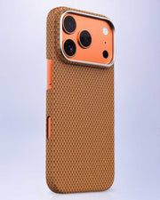 TecHub Lanex Luxury MagSafe iPhone 17 Pro Max case with ultra-slim diamond cut carbon fiber design, showcasing sleek and durable protection.