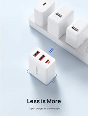 Jsaux 32W 3-Port USB-C Charger - TecHub