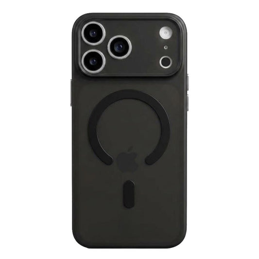 Ultra-thin MagSafe soft transparent matte TPU silicone case for iPhone 17 Pro Max by TecHub, showing its sleek design and flexible material.