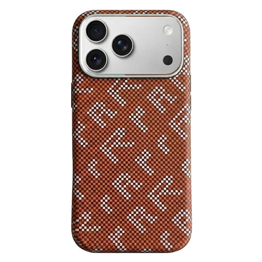 TecHub FD carbon fiber textured metal camera case for iPhone 17 Pro Max, shockproof and magnetic with durable hard design.