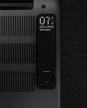 Black AULUMU G07 POP-UP Laptop Kickstand by TecHub, showing its compact design and adjustable stand for ergonomic laptop use.