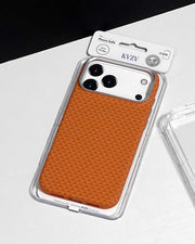TecHub Triangle Pattern Series MagSafe case for iPhone 17 Pro, showcasing a sleek geometric design on the protective phone case.