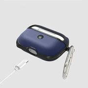 Wiwu APC002 جراب حماية مقاوم للصدمات مع مشبك تعليق لـ AirPods Pro - أزرق/أسود - TecHub