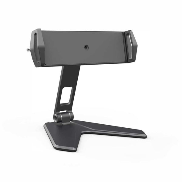 Boneruy Foldable 360 Rotating Adjustable Aluminum Mobile Phone Tablet Stand Holder - Grey - TecHub