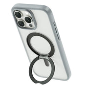 Gray Wiwu Armor Ultra case for iPhone 16 Pro Max showing textured, durable protective design with precise cutouts.
