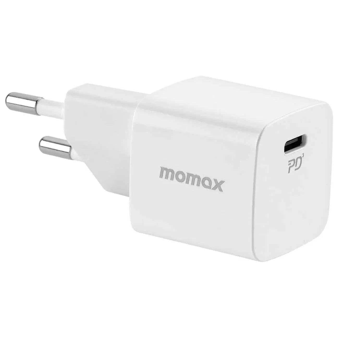 Momax OnePlug UM25 Mini USB-C PD 3.0 Fast Charger 20W  - White - TecHub