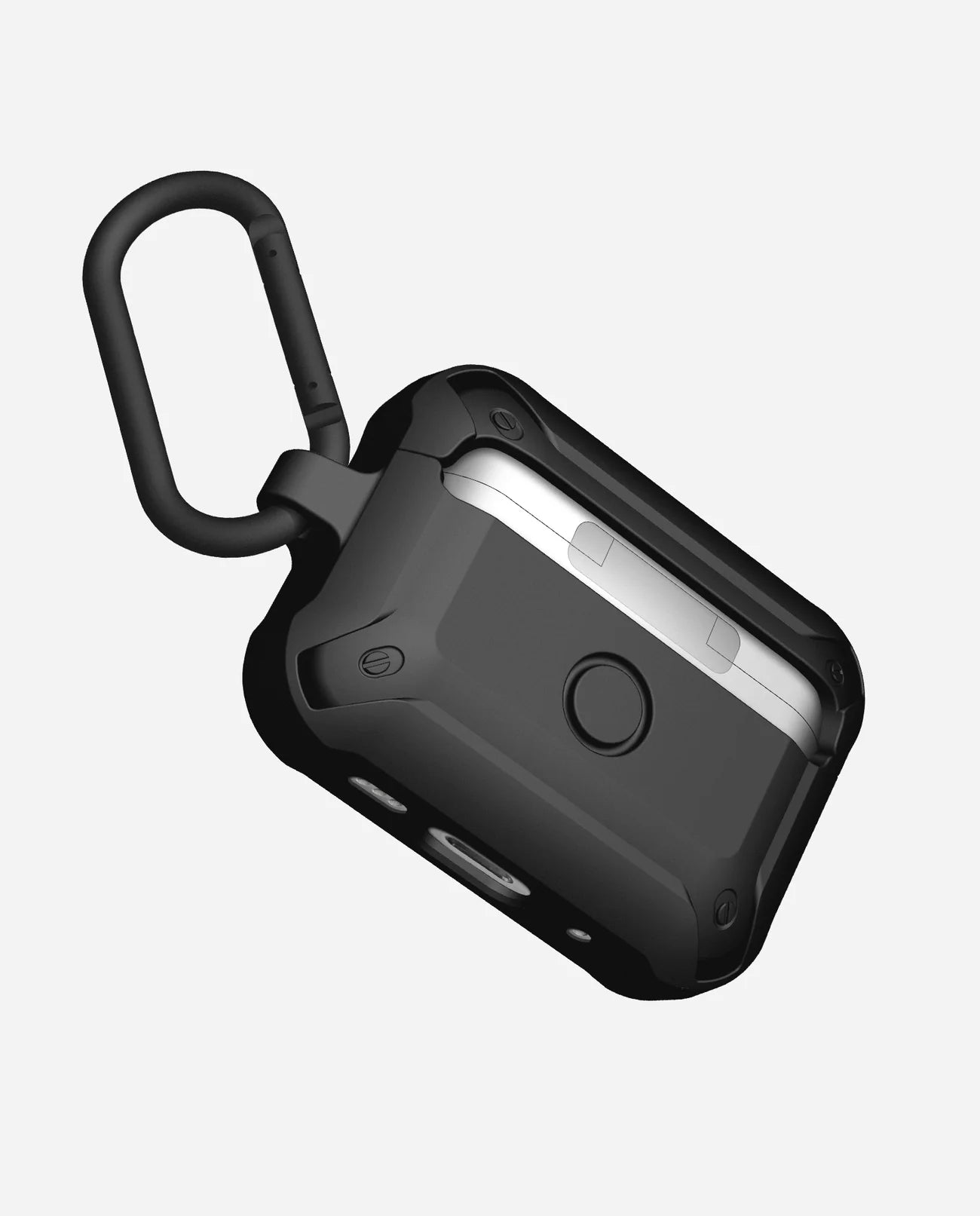 AULUMU A19 AirPods Pro Case with Lock & Keychain for AirPods Pro 1&2 - Black