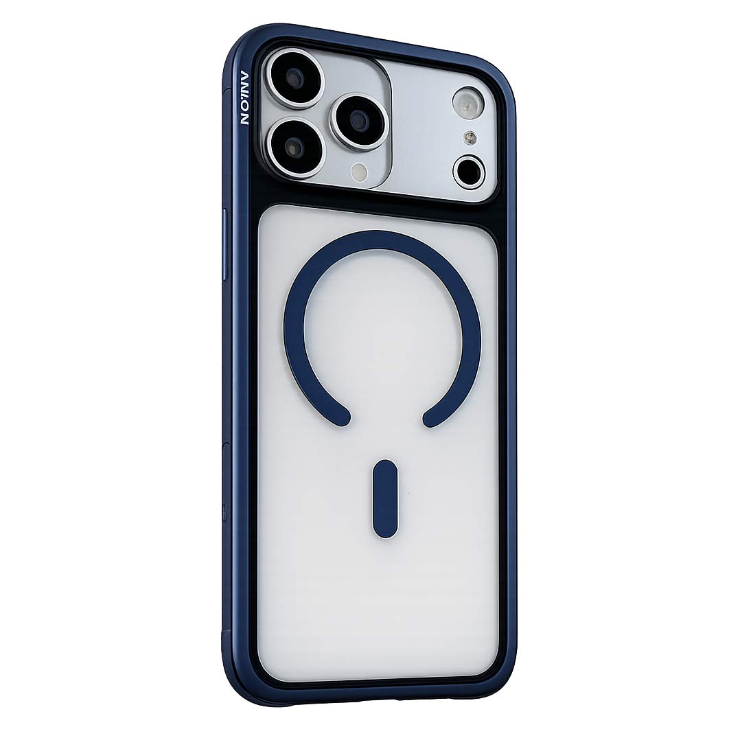 NJOYNY Steel Armor MagSafe Case 10ft Drop Protection for iPhone 17 Pro Max