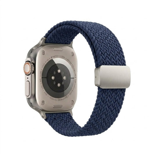 TecHub nylon stretchy watch band for Apple Watch 42mm to 49mm, featuring a comfortable, flexible strap for 44mm, 45mm, and 46mm models.