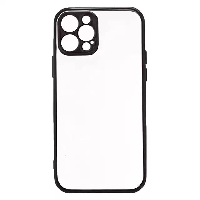 Joyroom JR-BP743 New Hard Transparent Cover For iPhone 12 Pro - Black - TecHub