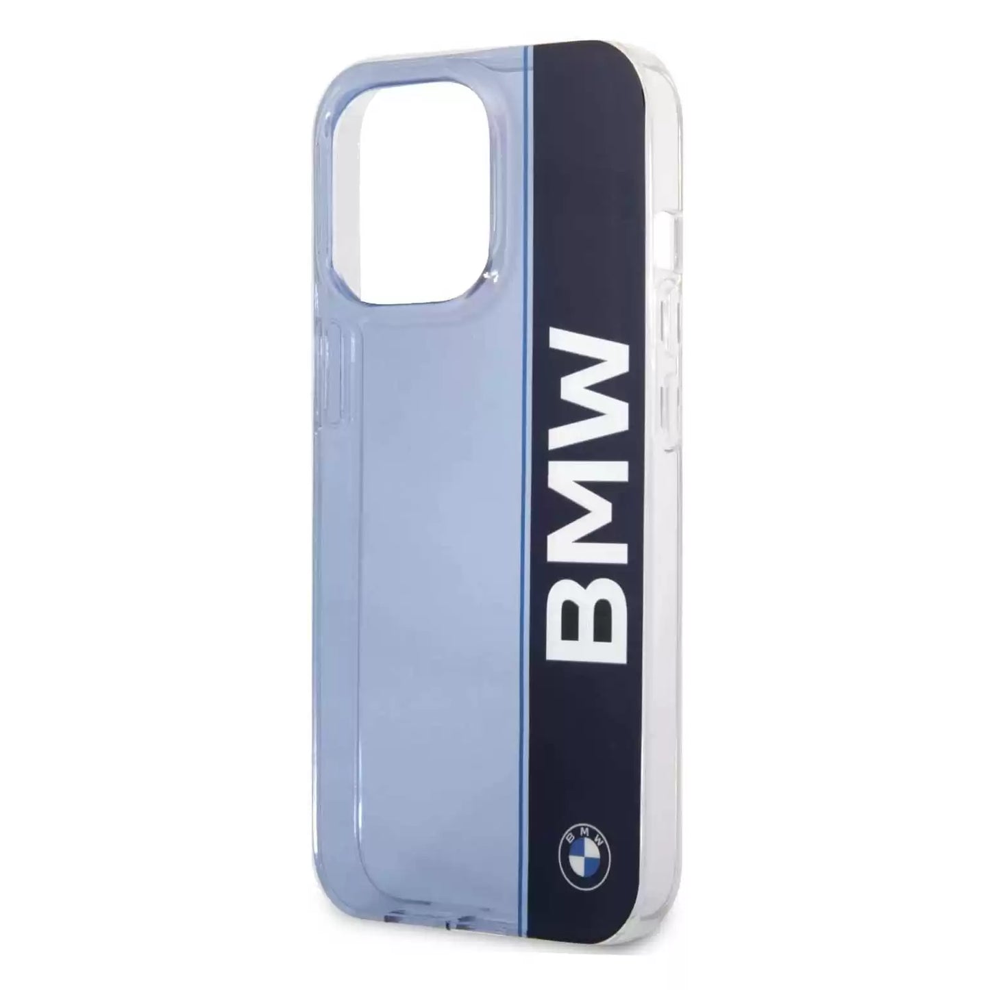 BMW Anti-Scratch Clear Blue with Logo for iPhone 13 Pro Max - TecHub