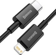 كابل شحن ونقل بيانات Baseus Superior Series من Type-C إلى Lightning، يدعم PD بقدرة 20W وبطول 2 متر - TecHub
