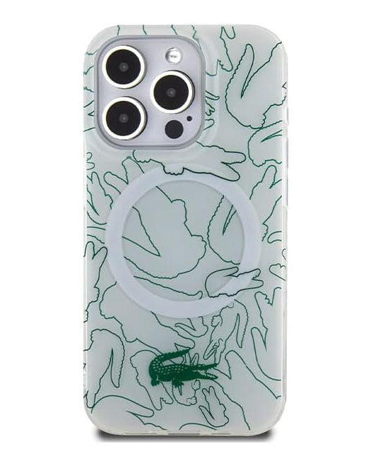 Lacoste MagSafe Hard Case Double Layer for iPhone 15 Pro Max