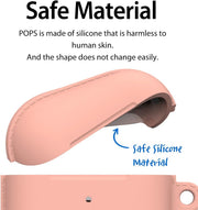 TecHub Araree AR20-01434A POPS silicone case for AirPods 3, soft pink color, protective cover with smooth finish.