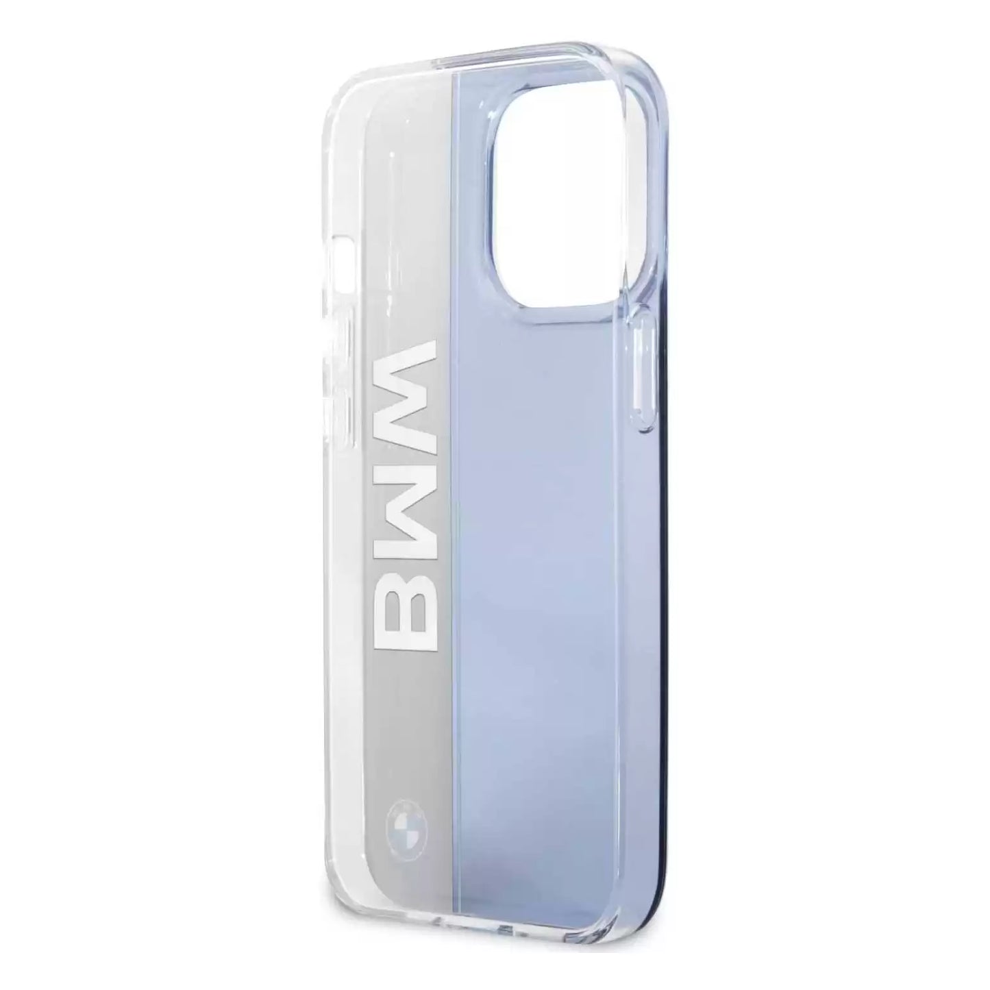 BMW Anti-Scratch Clear Blue with Logo for iPhone 13 Pro Max - TecHub