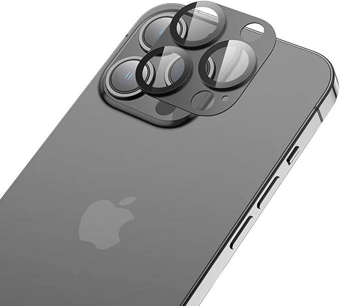 Hoco A18-3D Metal Frame Flexible Lens Film For iPhone 13 And iPhone 13 Mini - Black - iPhone 13 / 13 Mini