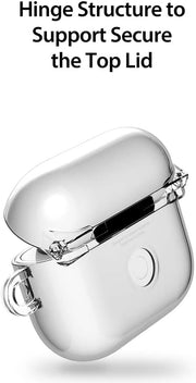 TecHub Araree Hard PC Case for AirPods 3 in clear, protective transparent cover showcasing a sleek, durable design.