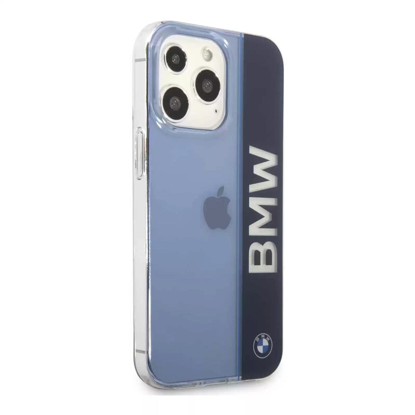 BMW Anti-Scratch Clear Blue with Logo for iPhone 13 Pro Max - TecHub