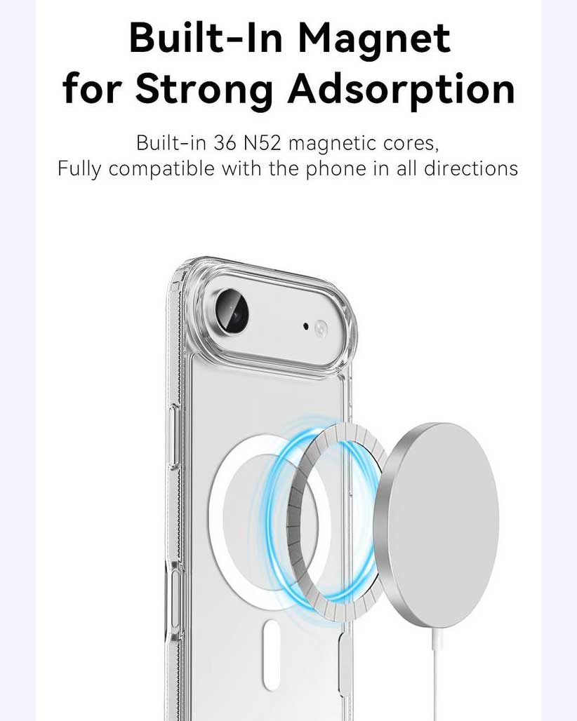 Lanex Crystal Clear MagSafe Case for iPhone 17 Pro Series - TecHub