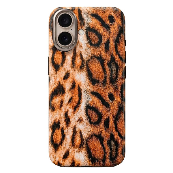 Leopard Print Phone Case Trendy Fashion for iPhone 16 - Brown