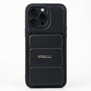 Leather MagSafe stand case for iPhone 15 Pro Max, shockproof design with built-in stand, by My Store.