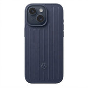 TecHub vertical striped iPhone 14-13 full coverage case showing colorful striped pattern and slim design.