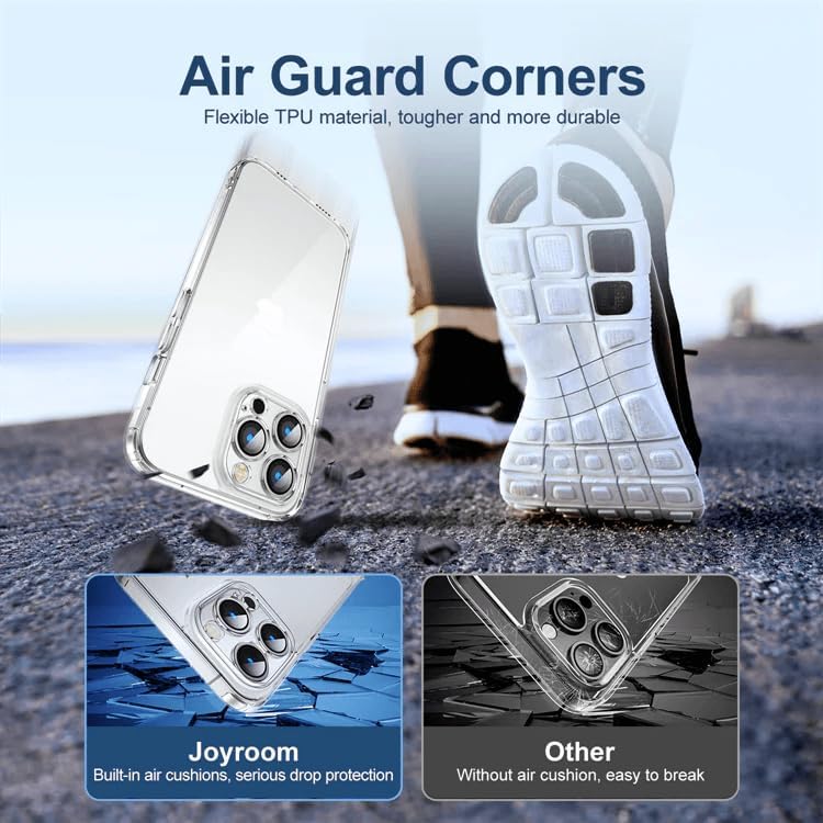 Joyroom JR-16FG2 Clear Matte Transparent Case for iPhone 16 Pro