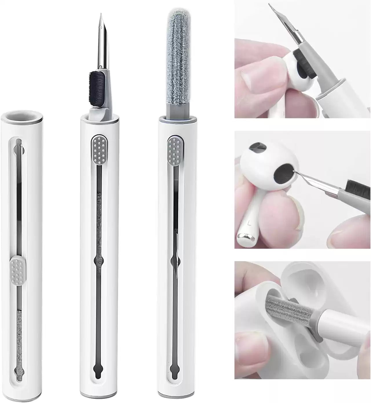 Bluetooth Earbuds Cleaning Pen, Multi-function Cleaning Headphones Kit with Soft Bluetooth earbuds cleaning pen,multi-function cleaning headphones kit with soft Brushrush - TecHub