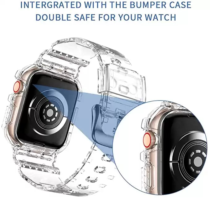 Clear Band Case for Apple Watch 24/44 mm - TecHub