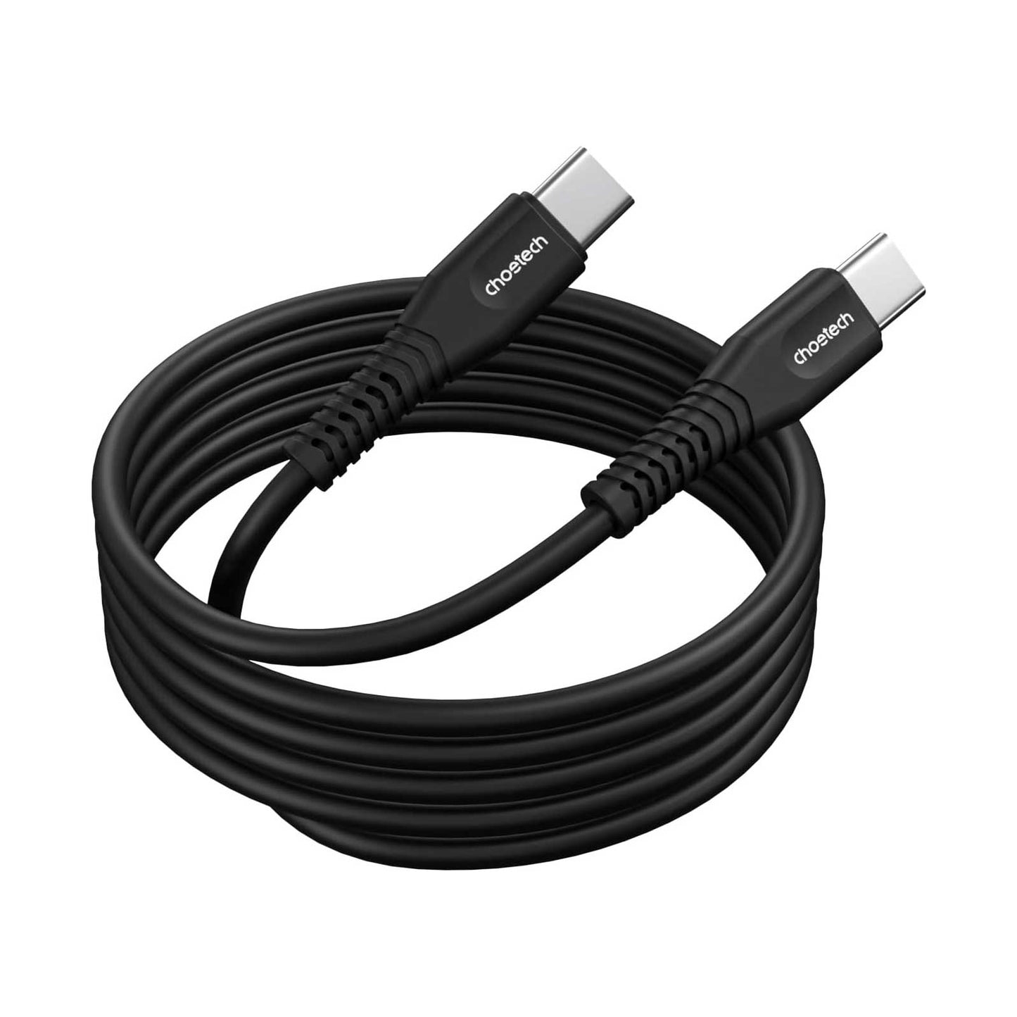Choetech CC002 USB-C to USB-C Cable, 60W PD Fast Charging – Black